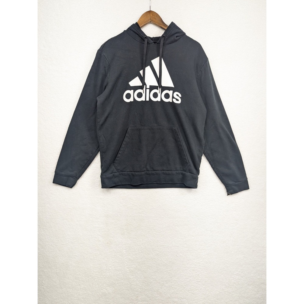 Adidas Golf Fleece Hoodie Sweatshirt Men's Black Logo M